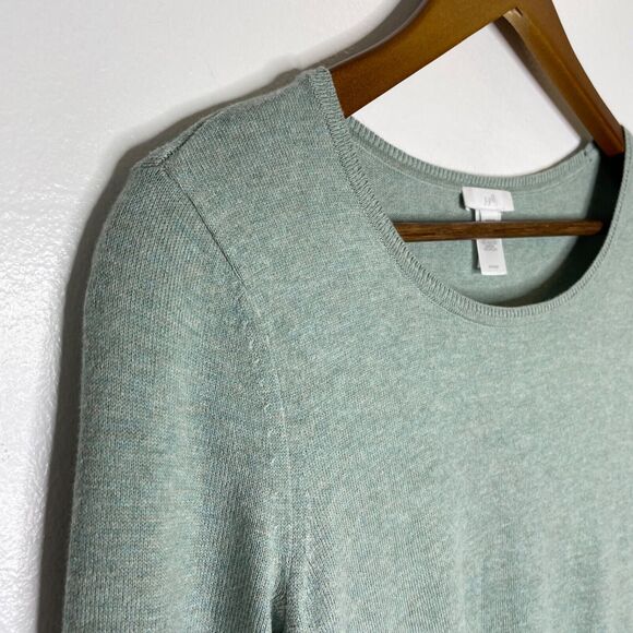 J Jill Green Round Neck Long Sleeve Pull Over Sweater Size XS Women's - Picture 4 of 9